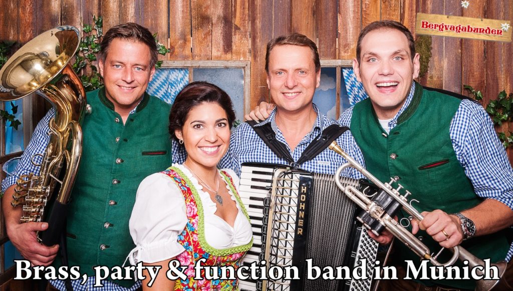 Brass - party - function band Bergvagabunden from Munich (@ bergvagabunden.com) Brass band Munich
